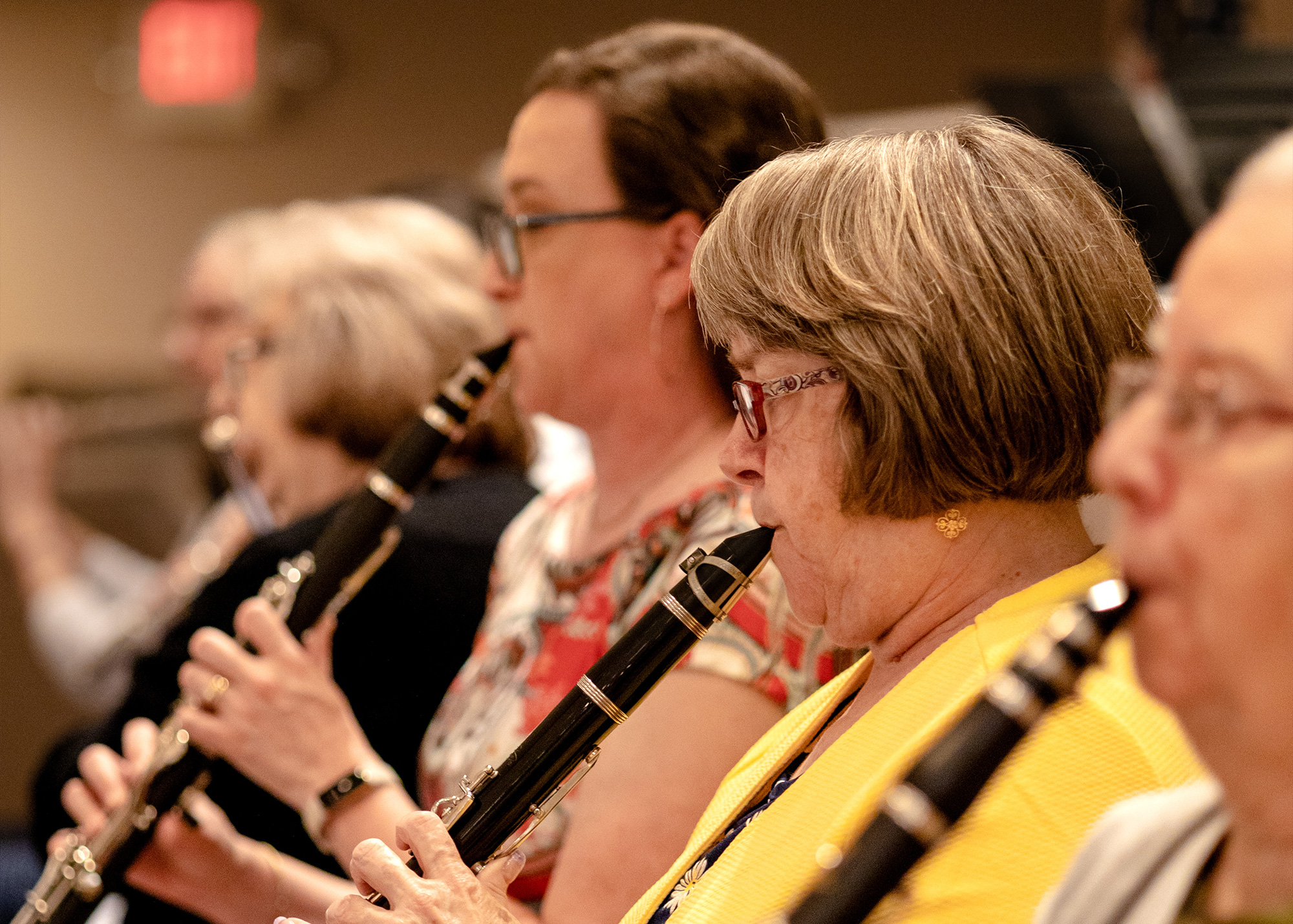 orchestra players