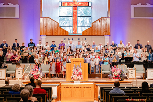 choir in service